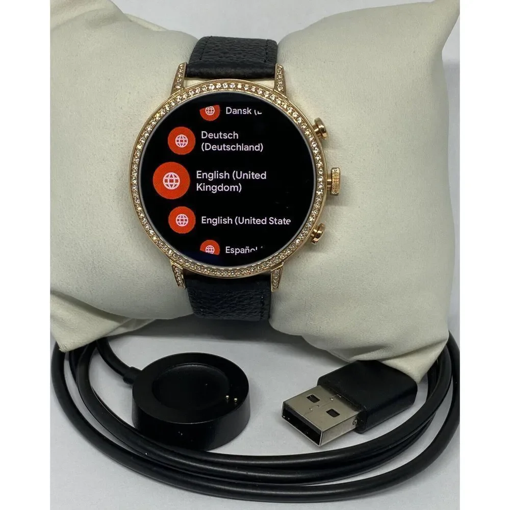 Fossil Gen 4 Authentic Digital Dial Smart Watch Custom Band FTW6011 DC498